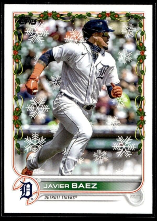 2022 Topps Holiday Detroit Tigers #HW159 Javier Baez