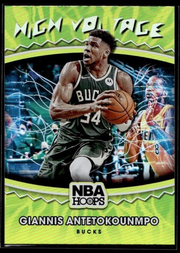 _10 2021 Hoops High Voltage Milwaukee Bucks #18 Giannis Antetokounmpo