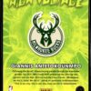 2021 Hoops High Voltage Milwaukee Bucks #18 Giannis Antetokounmpo