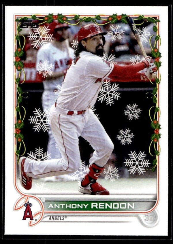 2022 Topps Holiday Los Angeles Angels #HW196 Anthony Rendon
