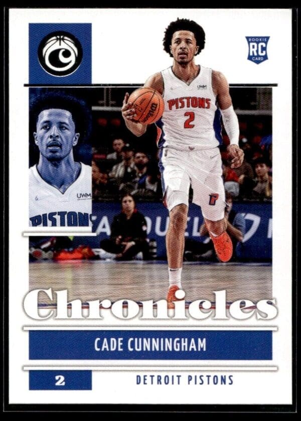 _10 2021 Panini Chronicles Detroit Pistons #50 Cade Cunningham RC Rookie
