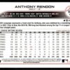 2022 Topps Holiday Los Angeles Angels #HW196 Anthony Rendon