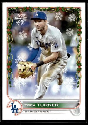2022 Topps Holiday Los Angeles Dodgers #HW2 Trea Turner