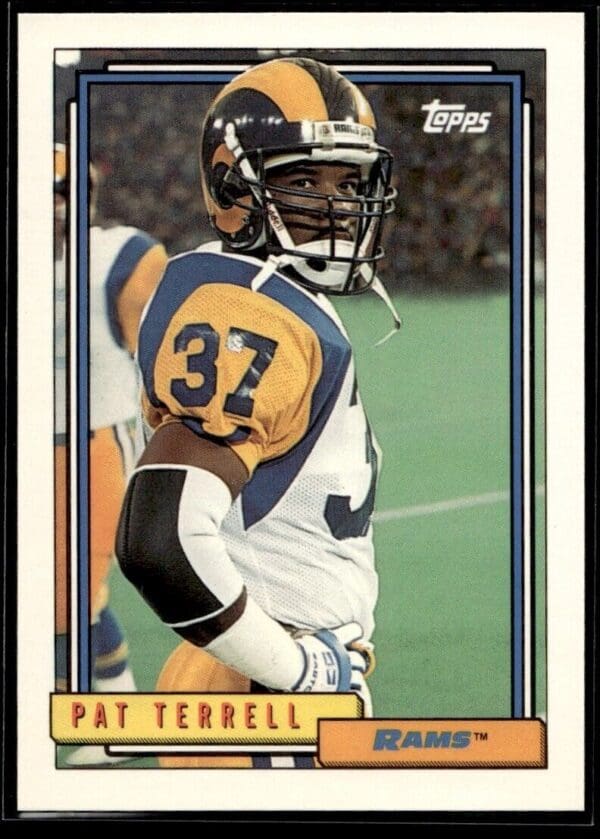 1992 Topps Los Angeles Rams #465 Pat Terrell