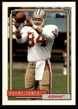 1992 Topps San Francisco 49ers #627 Brent Jones