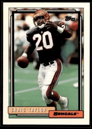 1992 Topps Cincinnati Bengals #448 Craig Taylor