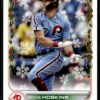 2022 Topps Holiday Philadelphia Phillies #HW105 Rhys Hoskins