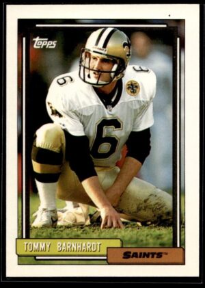 _10 1992 Topps New Orleans Saints #595 Tommy Barnhardt