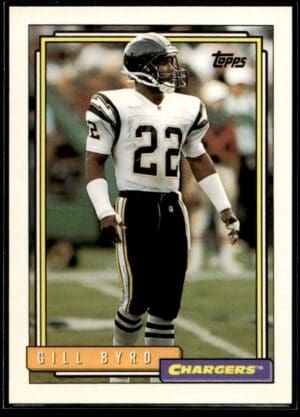 1992 Topps San Diego Chargers #541 Gill Byrd