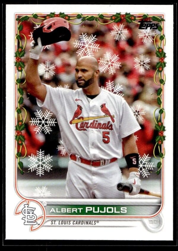 2022 Topps Holiday St. Louis Cardinals #HW123 Albert Pujols