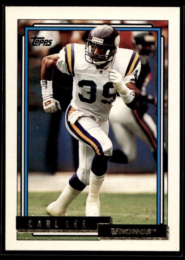 1992 Topps Minnesota Vikings #423 Carl Lee