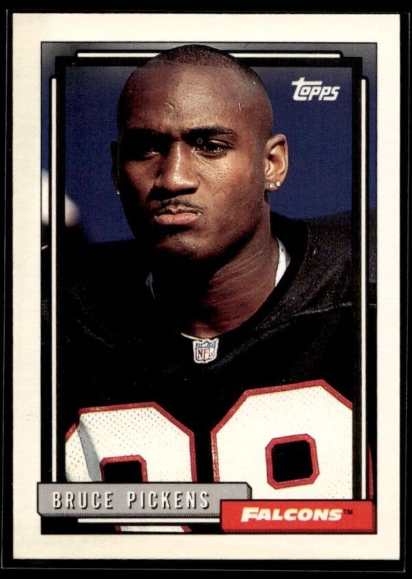 1992 Topps Atlanta Falcons #408 Bruce Pickens