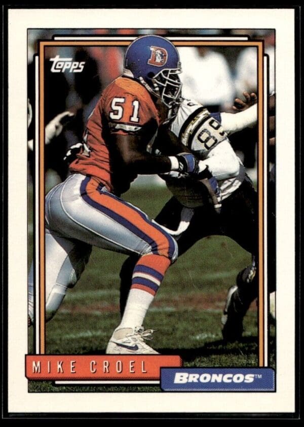 1992 Topps Denver Broncos #400 Mike Croel