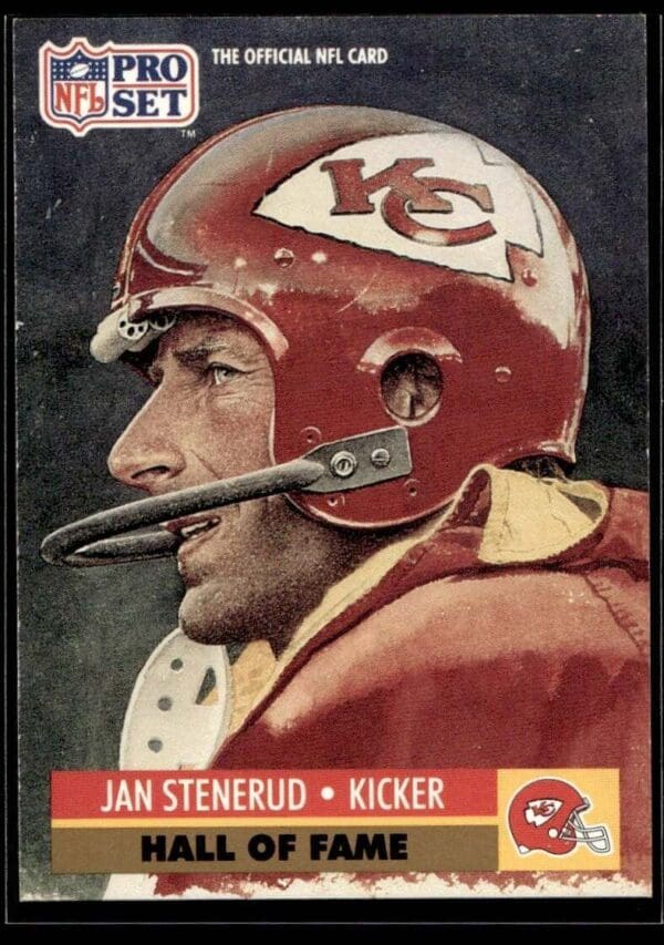 _10 1991 Pro Set Kansas City Chiefs #31 Jan Stenerud