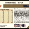 1991 Pro Set Buffalo Bills #13 Thurman Thomas