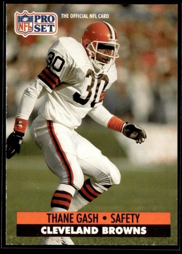 _10 1991 Pro Set Cleveland Browns #119 Thane Gash