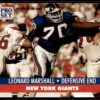 1991 Pro Set New York Giants #67 Leonard Marshall
