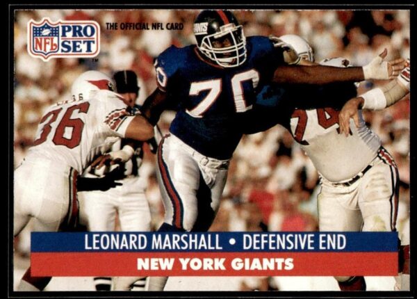 1991 Pro Set New York Giants #67 Leonard Marshall