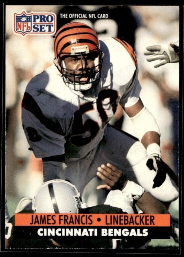 1991 Pro Set Cincinnati Bengals #112 James Francis