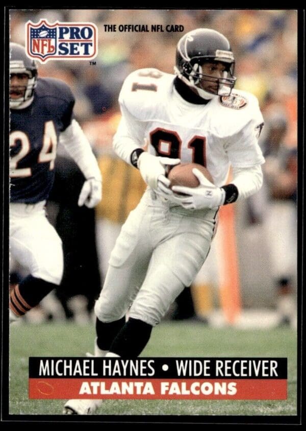 1991 Pro Set Atlanta Falcons #95 Michael Haynes
