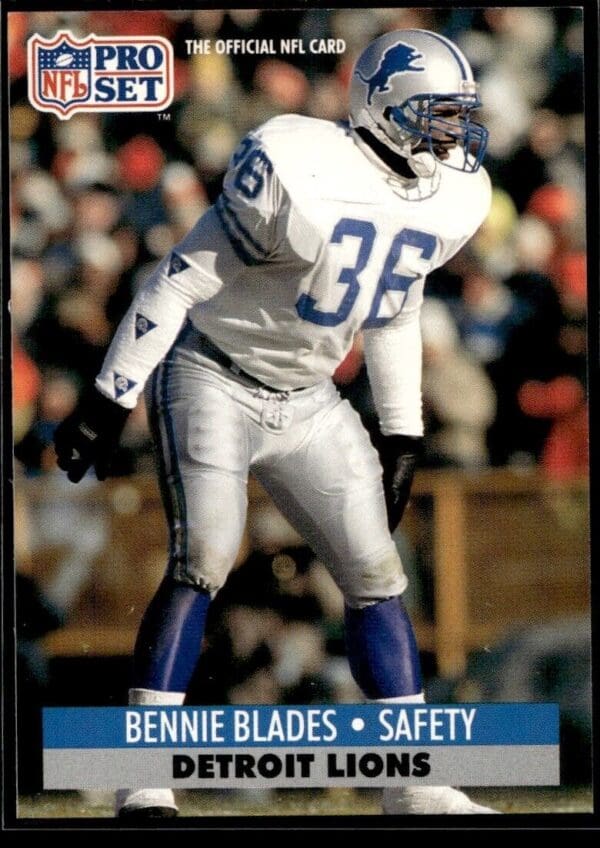 _10 1991 Pro Set Detroit Lions #147 Bennie Blades