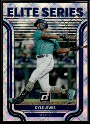 2022 Donruss Elite Series Pink Fireworks Seattle Mariners #ES-10 Kyle Lewis