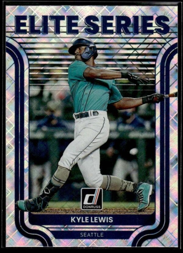 _10 2022 Donruss Elite Series Pink Fireworks Seattle Mariners #ES-10 Kyle Lewis