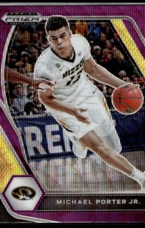 2021 Prizm Draft Picks Missouri Tigers #98 Michael Porter Jr. Purple Prizm