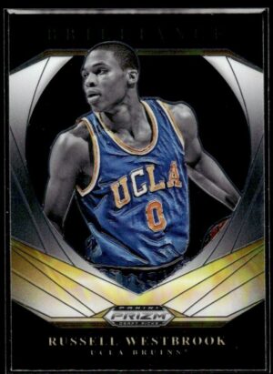2021 Panini Prizm Draft Picks Brilliance UCLA Bruins #18 Russell Westbrook