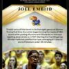 2021 Panini Prizm Draft Picks Brilliance Kansas Jayhawks #14 Joel Embiid