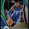 2021 Panini Prizm Draft Picks Kentucky Wildcats #72 De'Aaron Fox Green Prizm