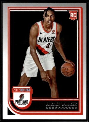 _10 2022 Hoops Portland Trail Blazers #273 Jabari Walker RC Rookie