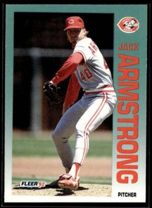 _10 1992 Fleer Cincinnati Reds #398 Jack Armstrong
