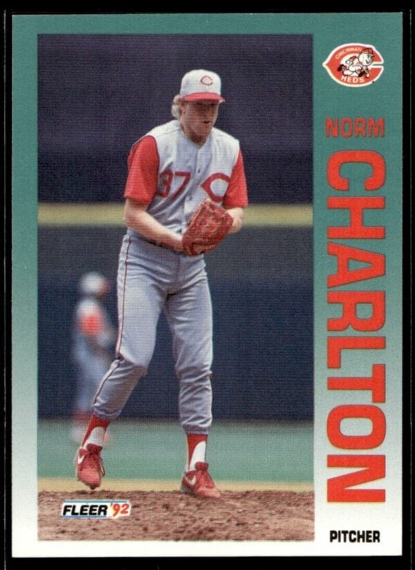 1992 Fleer Cincinnati Reds #402 Norm Charlton