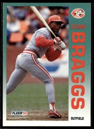 _10 1992 Fleer Cincinnati Reds #400 Glenn Braggs