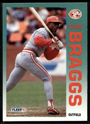 _10 1992 Fleer Cincinnati Reds #400 Glenn Braggs