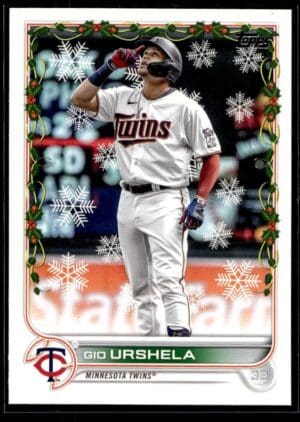 2022 Topps Holiday Minnesota Twins #HW39 Gio Urshela