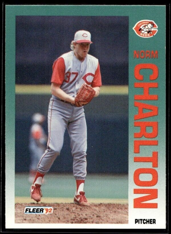1992 Fleer Cincinnati Reds #402 Norm Charlton