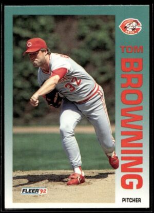 _10 1992 Fleer Cincinnati Reds #401 Tom Browning