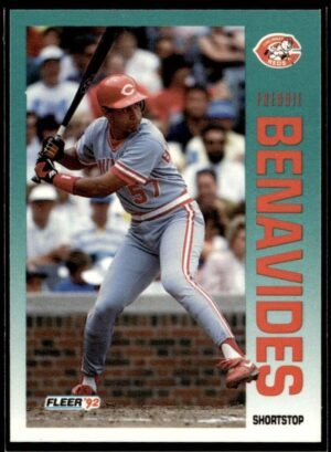 _10 1992 Fleer Cincinnati Reds #399 Freddie Benavides