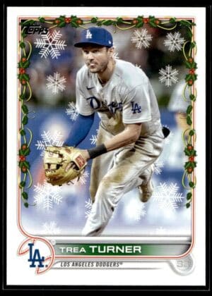 2022 Topps Holiday Los Angeles Dodgers #HW2 Trea Turner