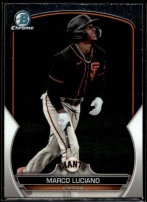 _10 2023 Bowman Chrome San Francisco Giants #BCP-176 Marco Luciano