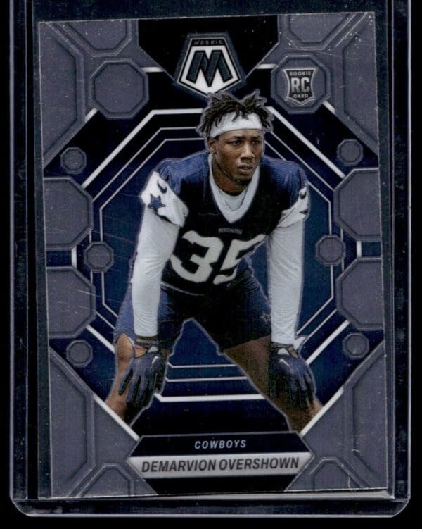 _10 2023 Panini Mosaic Dallas Cowboys #308 Demarvion Overshown RC Rookie