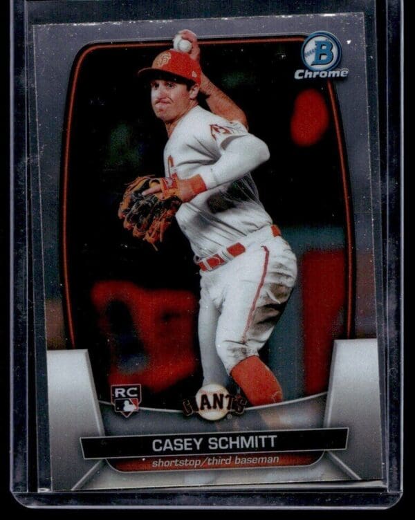 2023 Bowman Chrome San Francisco Giants #38 Casey Schmitt RC Rookie