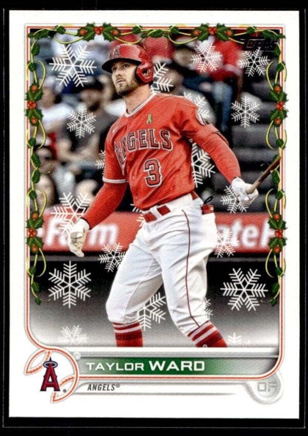 2022 Topps Holiday Los Angeles Angels #HW106 Taylor Ward