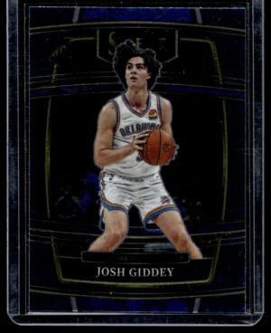 2021 Panini Select Oklahoma City Thunder #58 Josh Giddey RC Rookie Concourse Blu