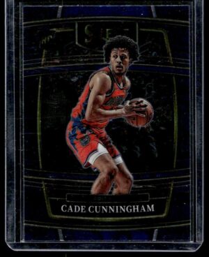 _10 2022 Panini Select Detroit Pistons #11 Cade Cunningham Concourse Blue