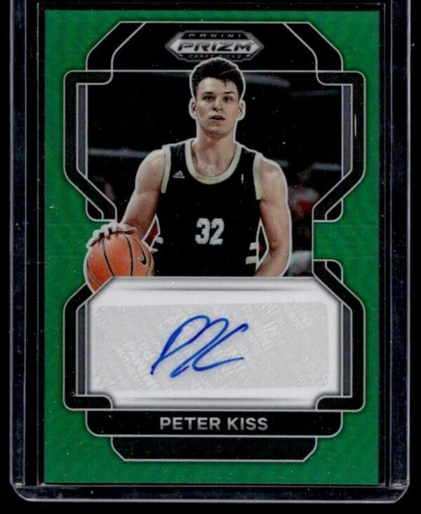 2022 Panini Prizm Draft Picks  #DP-PKI Peter Kiss RC Rookie Autographed