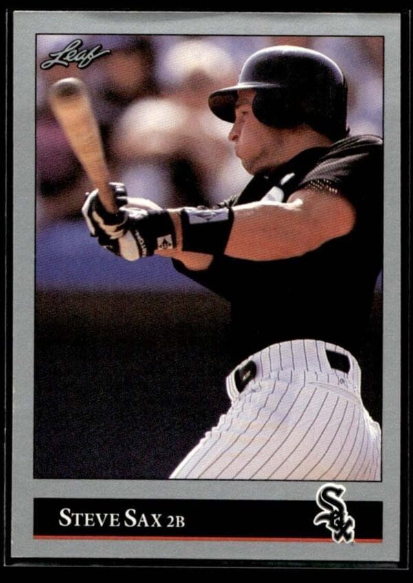 1992 Leaf Chicago White Sox #217 Steve Sax