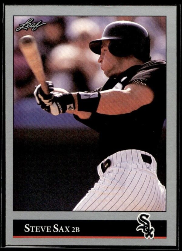 _10 1992 Leaf Chicago White Sox #217 Steve Sax